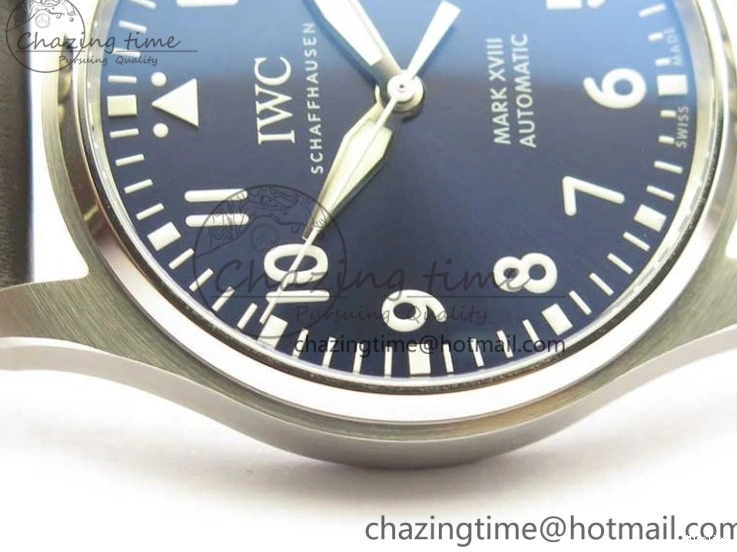 MIROTIME 1229 MARK XVIII Le Petit Prince IW327004 SS FKF 1:1 Best Edition Blue Dial On Brown Leather Strap Trendsetting 7117